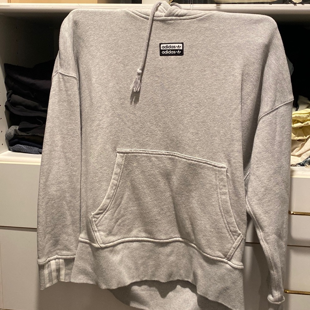 ADDIDAS GREY HOODIE